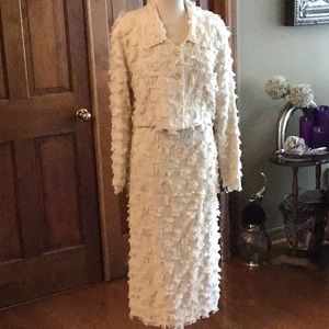 2 piece retro Western mid-length dress